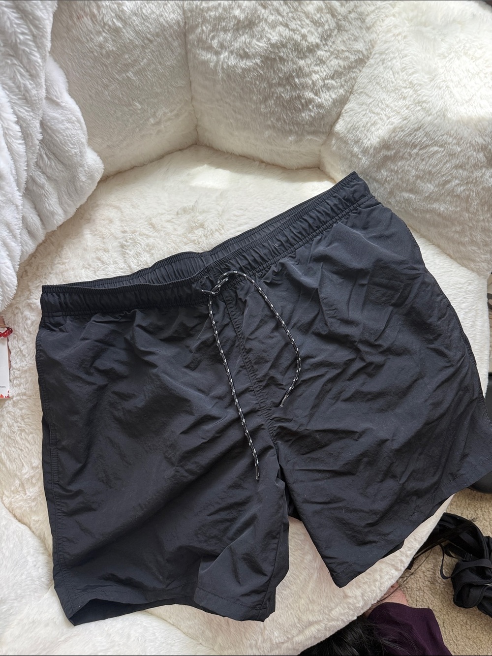 Men’s Black Swim Trunks